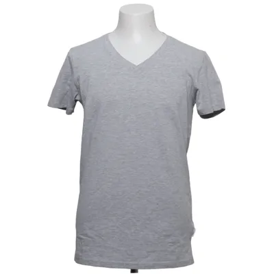 T-shirt (Grijs) van Lindbergh White Katoen, Elastaan, Viscose