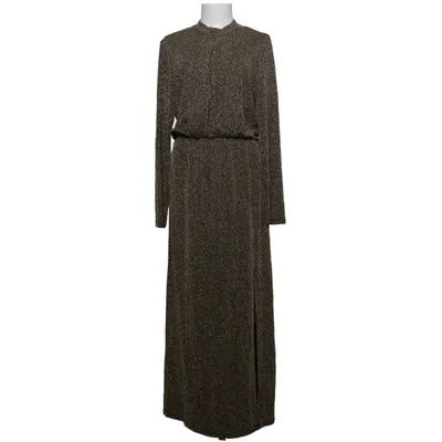 Klänning (Brun, Svart) från Elios Metallfiber, Polyamid