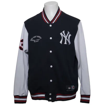 Collegejacka (Blå, Vit, Röd) från Majestic Athletic Bomull, Polyester