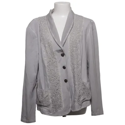 Cardigan (Gray) from Himmelblau Cotton, Elastane, Polyester