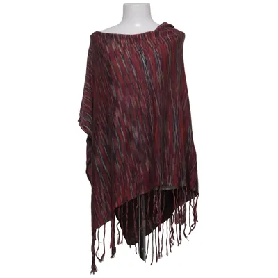 Poncho (Red, Multicolored) from Pernilla Wahlgren Cotton, Modal