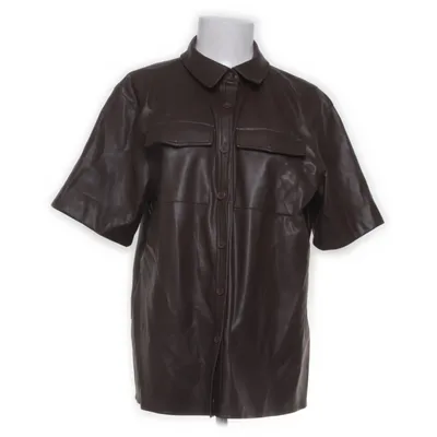 Kortärmad skjorta (Brun) från Emma Polyester