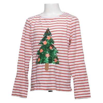 T-shirt à manches longues (Rouge, Blanc, Multicolore) de Boden Coton