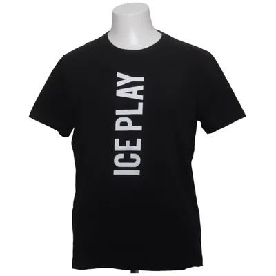 T-shirt (Zwart) van Iceberg Katoen