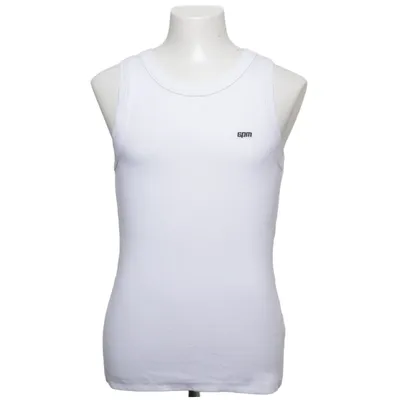 Tank Top (White) from Bpm Cotton, Elastane