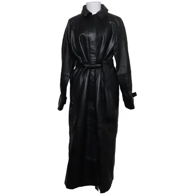 Læderfrakke (Sort) fra ASOS Design Læder, Polyester
