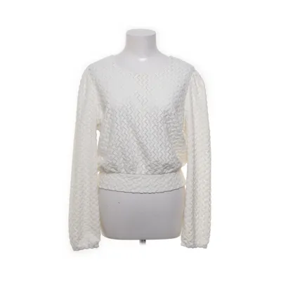 Tröja (MELT/7 ZIGZAG CROCHET WRAP TEE LS) från Melting Stockholm Elastan, Polyester
