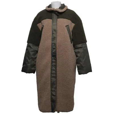Winter coat (Beige, Green) from KappAhl Polyester