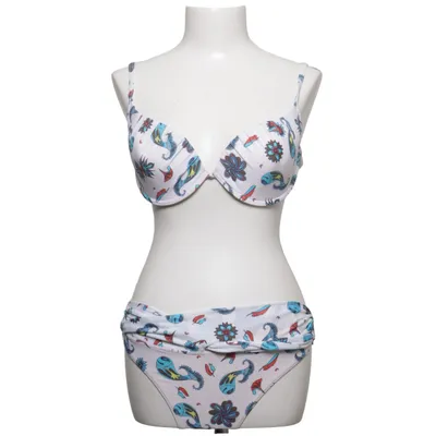 Bikini (White, Multicolored) from Scampi Elastane, Polyamide