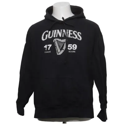 Hættetrøje (Sort) fra Guinness