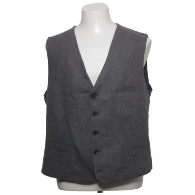 Suit vest (Gray) from Emilio Adani Polyester, Wool