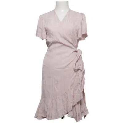 Slå-om-kjole (Adelia ss wrap dress 12696) fra Samsøe & Samsøe Cupro, Viscose