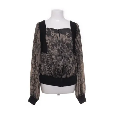 Blouse (Bruin, Zwart) van Hebbeding Katoen, Elastaan, Polyester