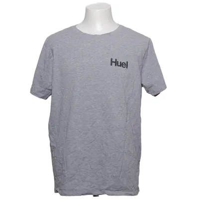 T-shirt (Gris) de Huel Coton, Élasthane, Viscose