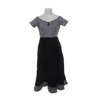 Klänning (Svart, Vit)