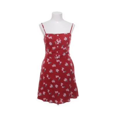 Jurk (Rood, Meerkleurig) van Hollister California Katoen, Linnen, Polyester, Viscose