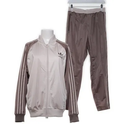 Trainingsset (Beige, Bruin) van Adidas Gerecycled polyester
