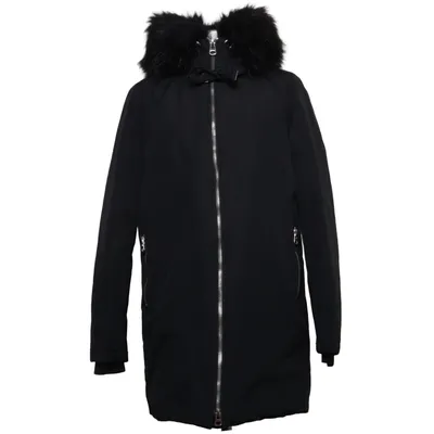 Wintermantel (Schwarz) von Zara Outerwear Baumwolle