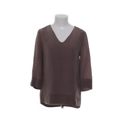 Blus (Brun) från Ann Taylor Polyester, Polyuretan, Silke