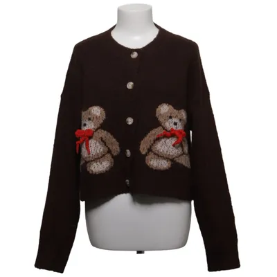 Cardigan (Brown, Multicolored) from Debut Acrylic, Elastane, Polyamide, Polyester