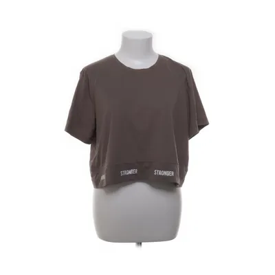 Träningstopp (Brun) från Stronger Elastan, Återvunnen polyester