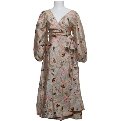 Omlottklänning (Beige, Flerfärgad) från Second Female Polyester, Viskos