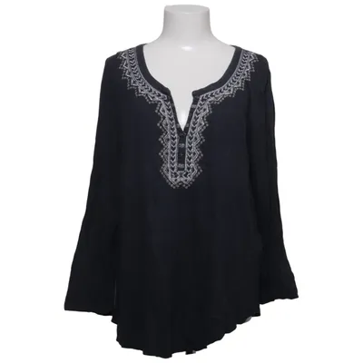 Blouse (Gris) de Ulla Popken Coton, Lin, Viscose