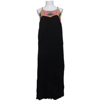 Maxikjole (Sort, Flerfarvet) fra Flamant Rose Elastan, Viscose