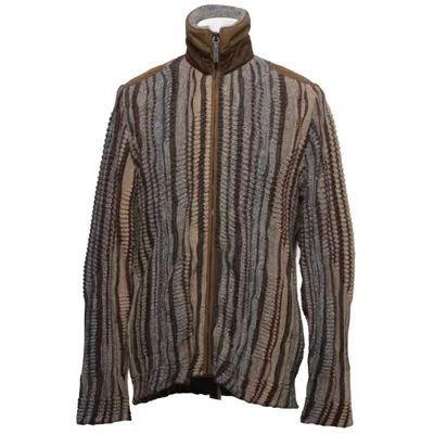 Cardigan (Gray, Beige, Brown) from Carlo Colucci Polyester, Viscose, Wool