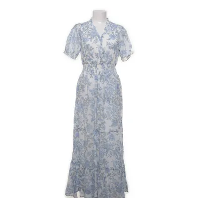 Maxi jurk (Blauw, Wit, Meerkleurig) van Neo Noir Katoen