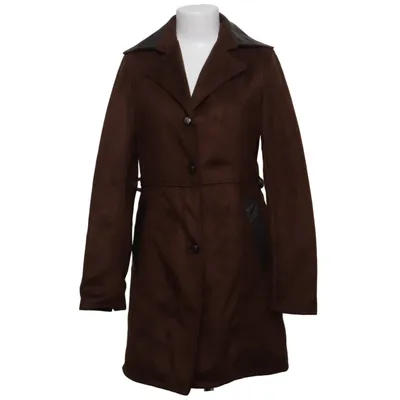 Frakke (Brun) fra AC Made In Italy Akryl, Læder, Polyester