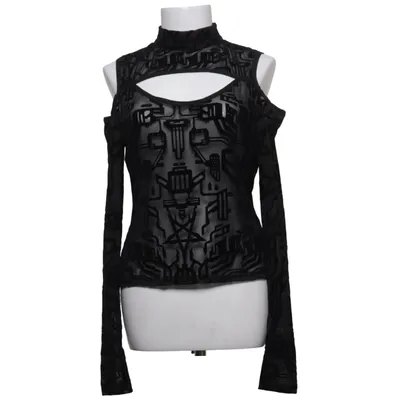 Topp (Svart) från Killstar Elastan, Polyester
