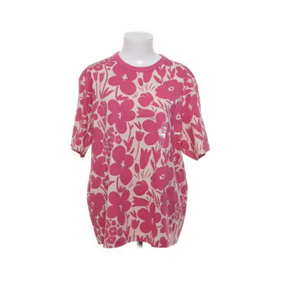 T-shirt (Roze, Beige) van Marimekko x Uniqlo Katoen