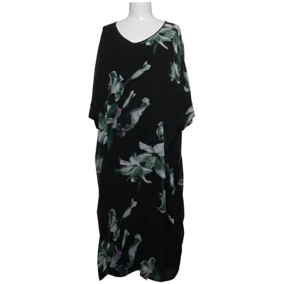Klänning (Svart, Flerfärgad) från Ulla Popken Elastan, Polyester, Viskos