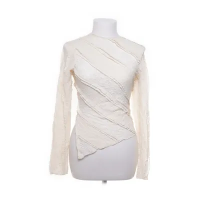 Blouse (Beige) from Pull & Bear Cotton, Elastane, Polyamide