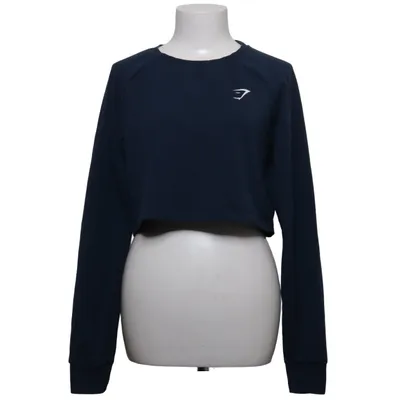 Crop top (Blå) fra Gymshark Bomuld, Elastan, Polyester