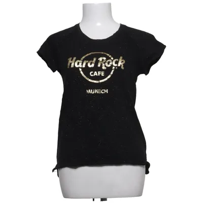 T-shirt (Noir, Or) de Hard Rock Coton, Élasthane