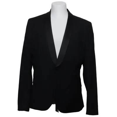 Smokingkavaj (Svart) från H&M Polyester, Viskos, Ull