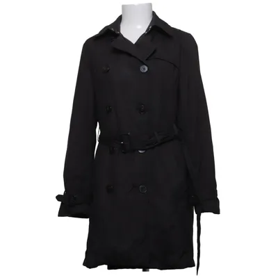 Trenchcoat (Sort) fra Massimo Dutti Polyester