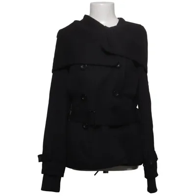 Coat (Black) from Miss Baron Cotton, Polyester