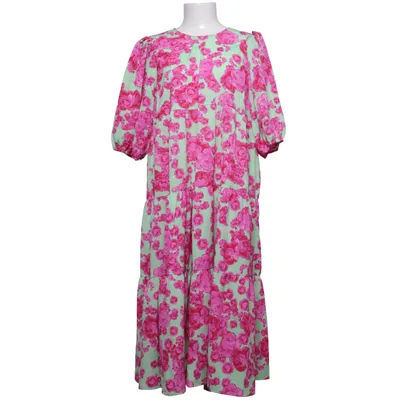 Maxikjole (Pink, Grøn) fra Cras Genanvendt polyester