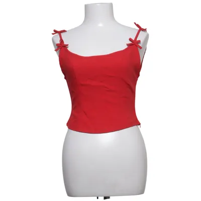 Crop top (Rød) fra Motel Elastan, Polyester