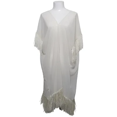 Omlottkofta (Vintage look mit Fransen) från Soyaconcept Polyester