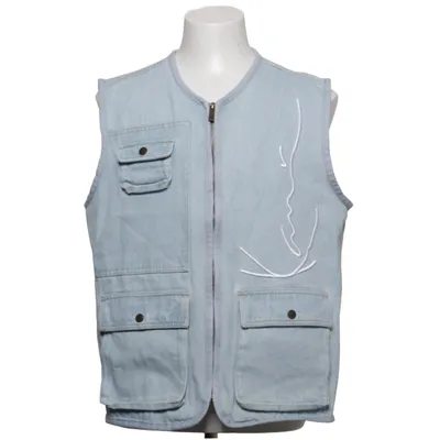 Spijker gilet (Blauw) van Kani Katoen