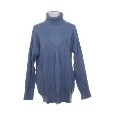 Polotröja (Blå) från Marinella Kashmir, Polyamid, Viskos