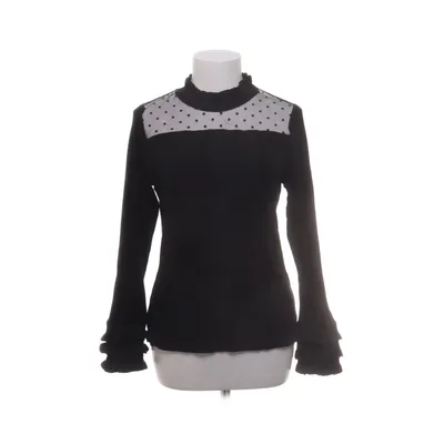 Blouse (Zwart) van Nümph Katoen, Elastaan