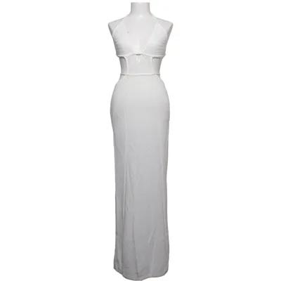 Robe de plage (Blanc) de Marthea Acrylique, Polyester
