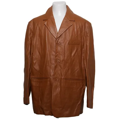 Blazer en cuir (Marron) de Broadcast Cuir, Polyester