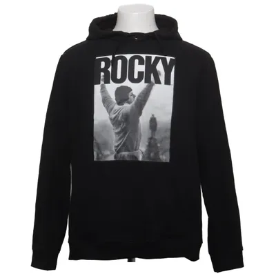 Sweat à capuche (Noir) de Rocky Coton, Polyester, Viscose