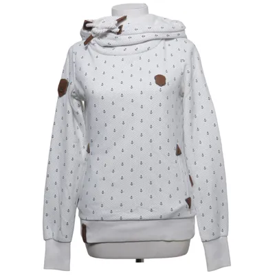 Huvtröja (Vit, Blå) från Naketano Bomull, Polyester